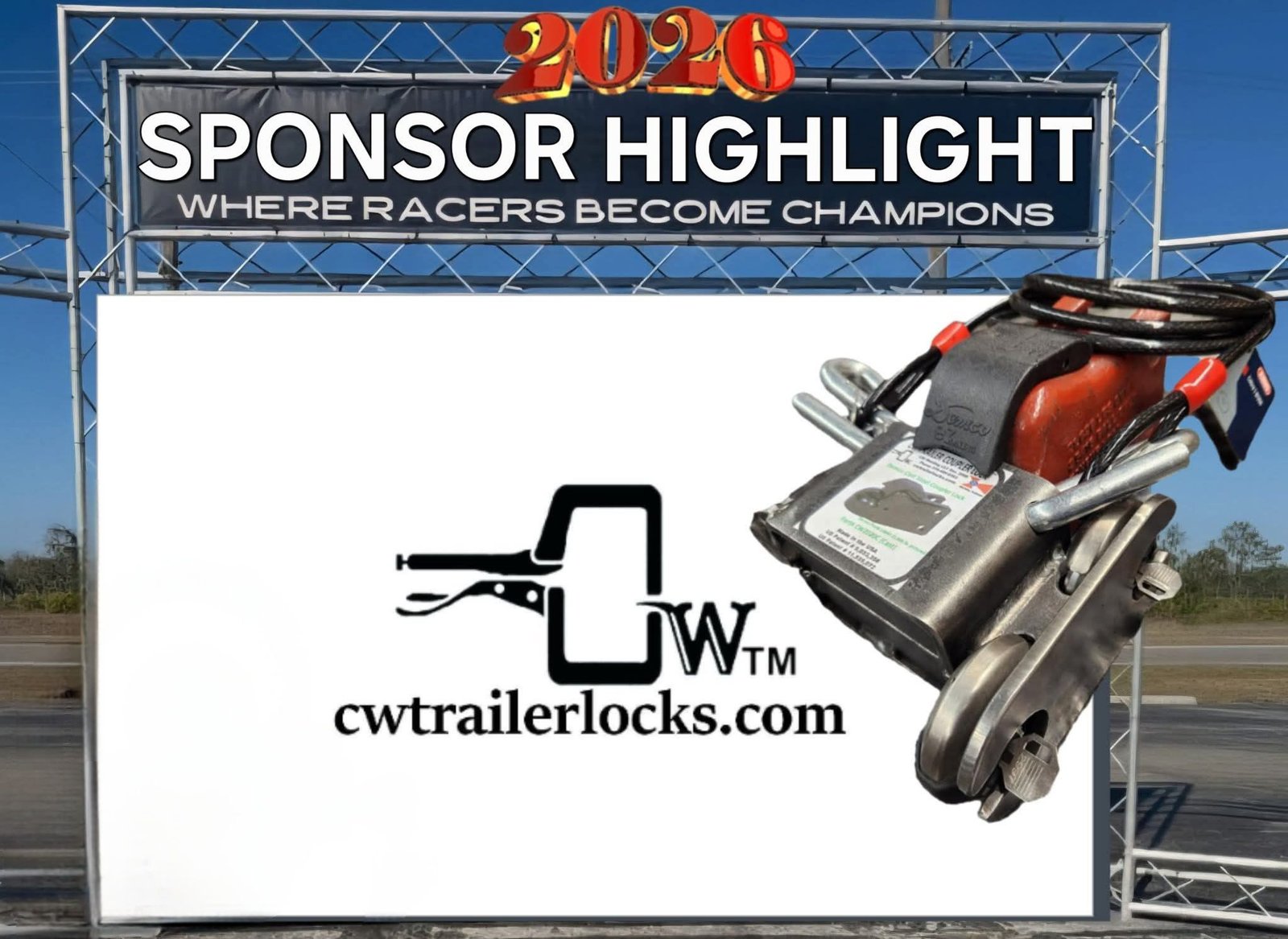 2026 sponsor highlight: CW Trailer Locks