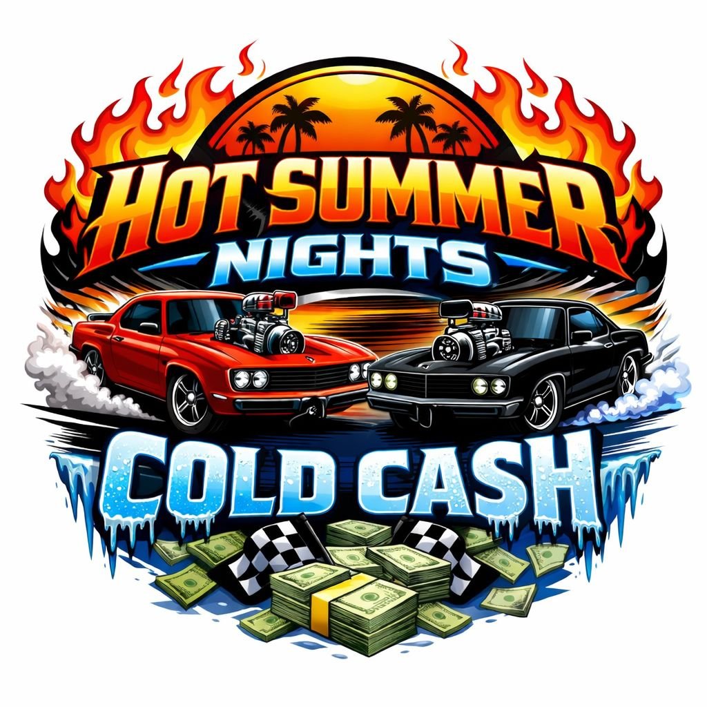 Hot Summer Nights Cool Cash heads-up and index event artwork